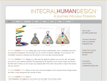 Tablet Screenshot of integralhumandesign.net